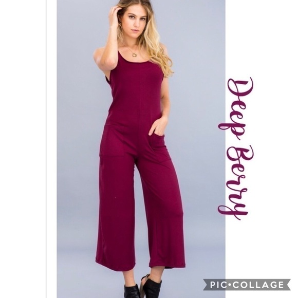 Deep Berry One Piece Jumper - Picture 1 of 3